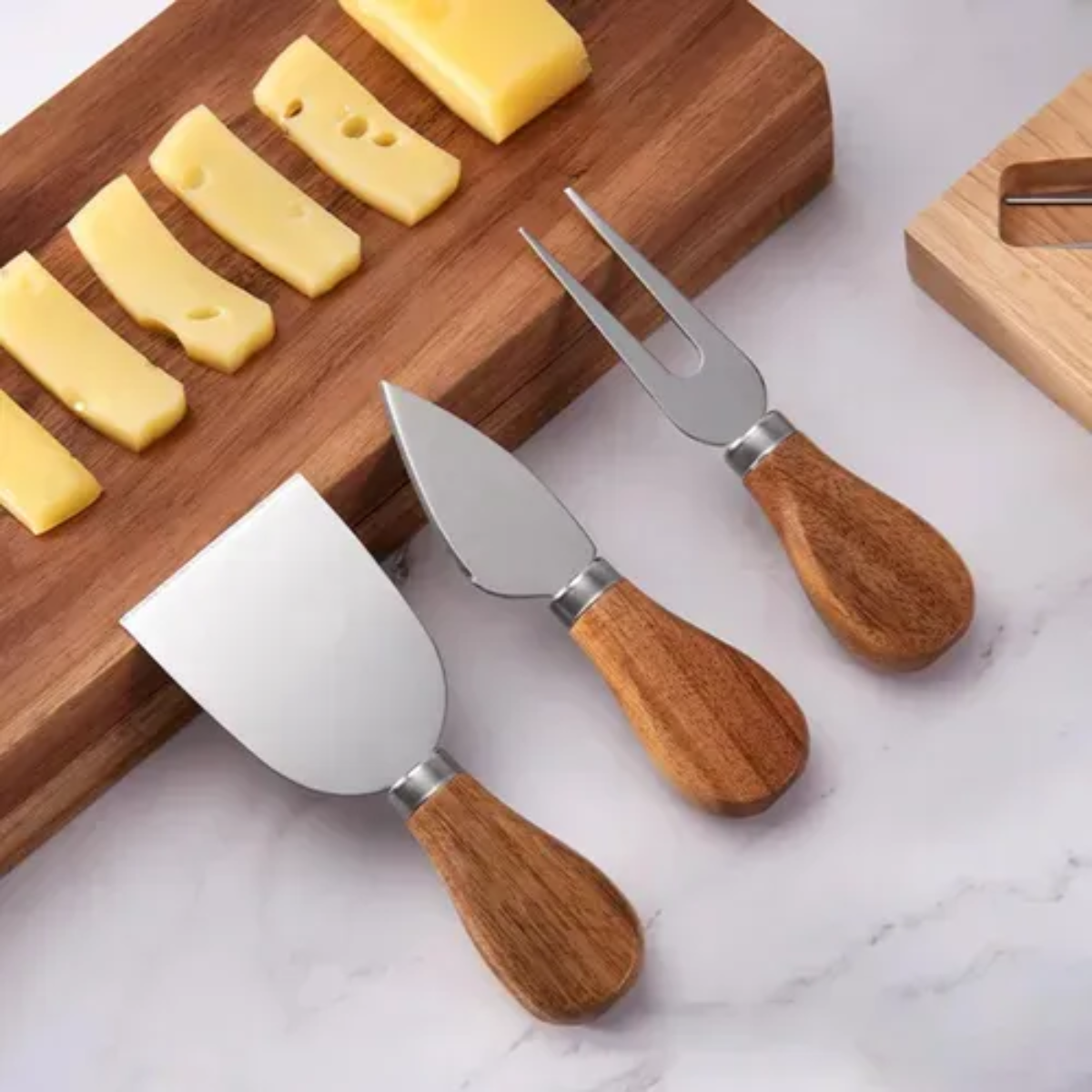 Tabla De Queso Con Kit De Cuchillo